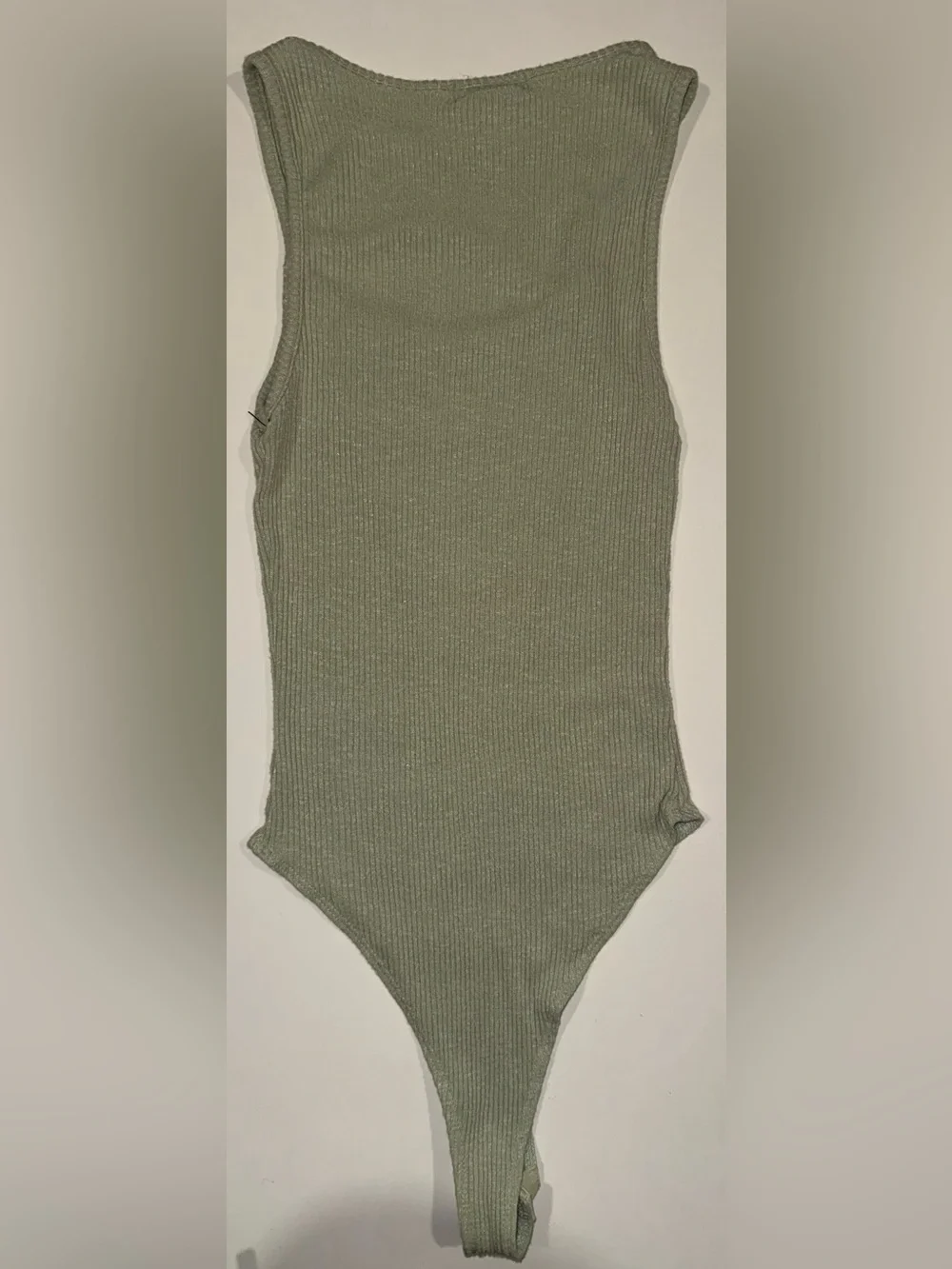 Altar'd State Sage Green Ribbed Cutout Kids One-Piece
